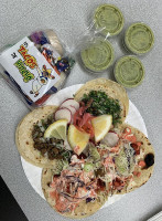 Los Tacos De Huicho food