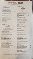 Fortune House Chinese Cuisine menu