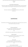 Agate Alley Bistro menu