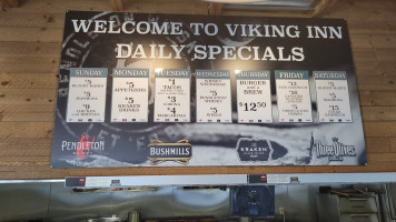 Viking Inn menu