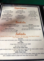 Backstreets Pub Grill menu