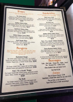 Backstreets Pub Grill menu