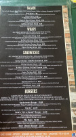 Backstreets Pub Grill menu