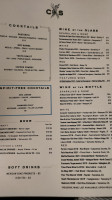 Crawford & Son menu