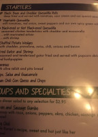 Allyn's Cafe menu
