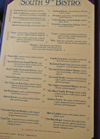 Roostertail menu