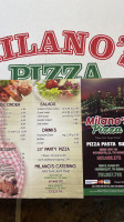 Milano's Pizza menu