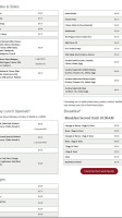 Alpha Cafe menu