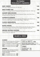 Pizz'a Chicago menu