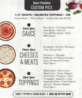 Pizz'a Chicago menu