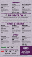 Farley's Food Fun Pub menu