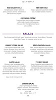 Farley's Food Fun Pub menu