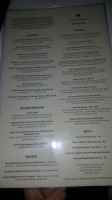 Vine Restaurant Bar menu