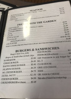 Rosita's menu