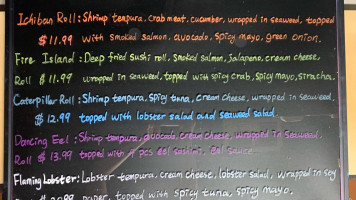 Osaki Steak Sushi House menu