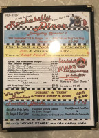 Rock-a-billy menu