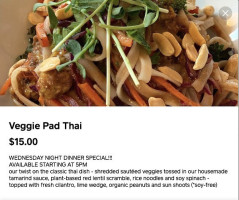 The Uprooted Kitchen menu