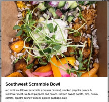 The Uprooted Kitchen menu
