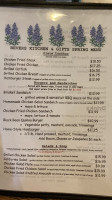 Staghorn menu