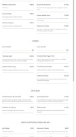 The Fat Snook menu