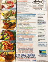 The Fat Snook menu