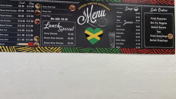 Mongolian B B Q menu