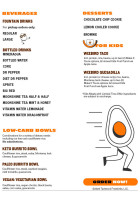 Freebirds World Burrito menu