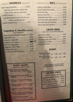 Fireside Steak Pub menu