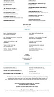 Wrigley Mansion menu