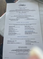 Wrigley Mansion menu