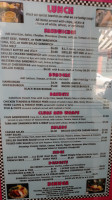 Burleigh's Luncheonette menu