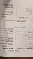 The Bywater menu