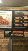 Subway menu