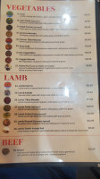 Traditional Authentic Mexican Food menu