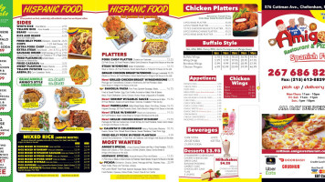 Quality Pizza menu