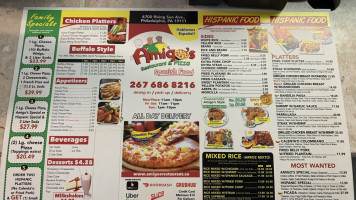 Quality Pizza menu