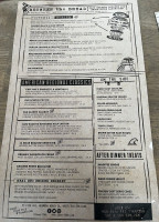Pear Street Bistro menu