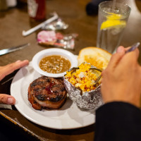 McBride's Steakhouse food