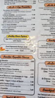 The Shack Grill menu