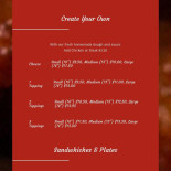 Franks House Of Pizza menu