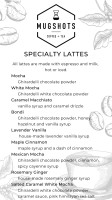 Mugshots Coffee And Tea menu