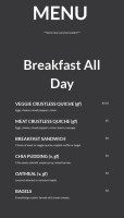 Mugshots Coffee And Tea menu