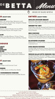 House of Blues menu