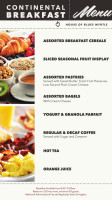 House of Blues menu