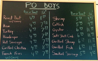 Keith's Seafood menu