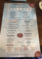 Fish Tales menu