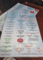 Fish Tales menu