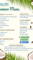 Java Hut menu
