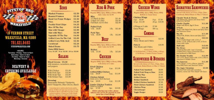 Tuning Fork Gastropub menu
