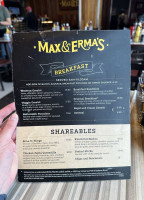 Max Erma's menu